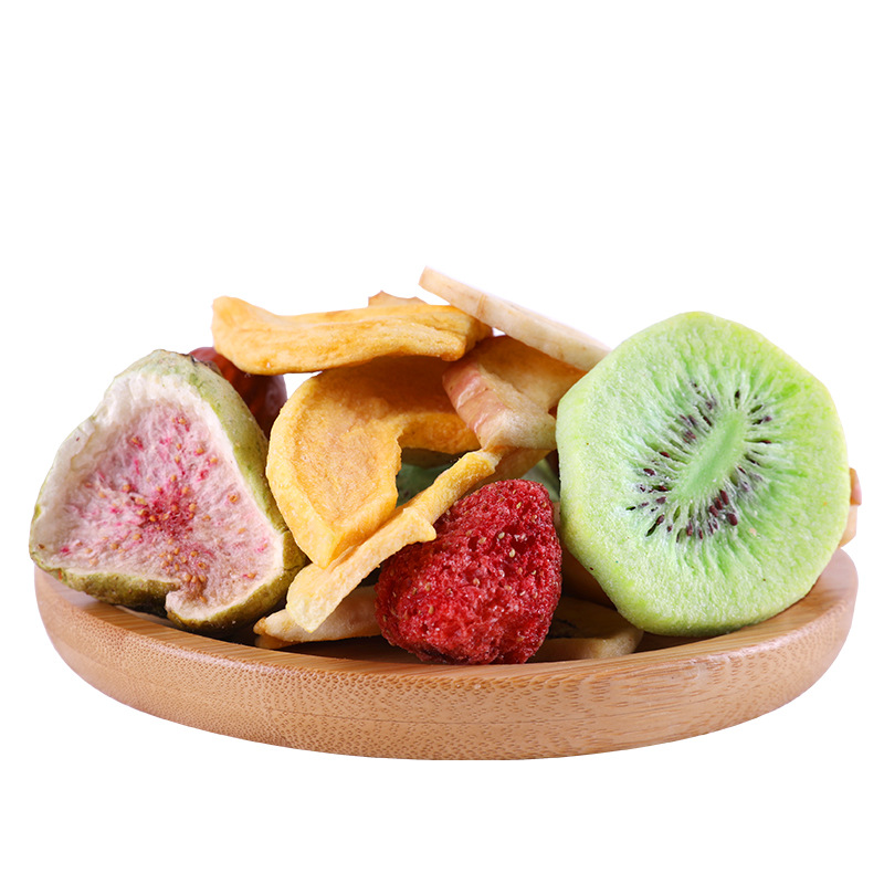 水果脆片200g新鲜果蔬干水果脆片菠萝蜜干水果干整箱批发零食散装