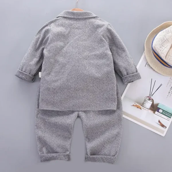 欧美男童西装套装婴幼儿绅士服表演生日摄影春秋冬礼服跨境多件套
