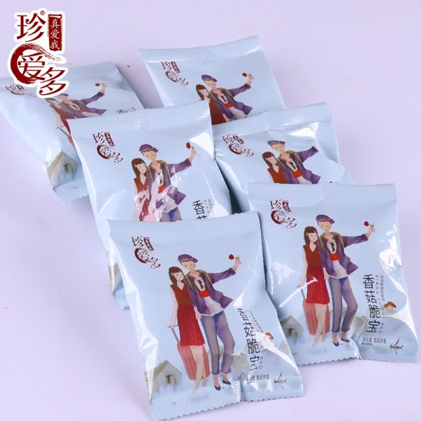 香菇脆整箱批发脱水蔬菜干即食零食果蔬脆片低温脱水菌菇脆批货