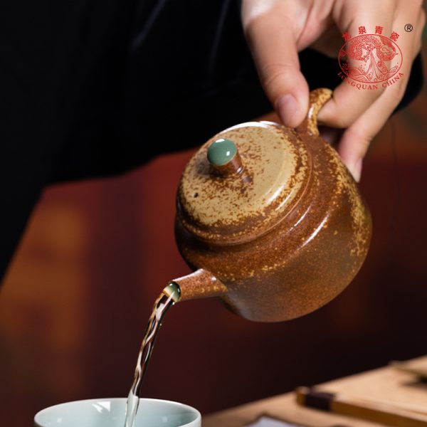 龙泉青瓷 功夫茶具套装家用盖碗茶杯整套 陶瓷中式高档茶具礼盒装