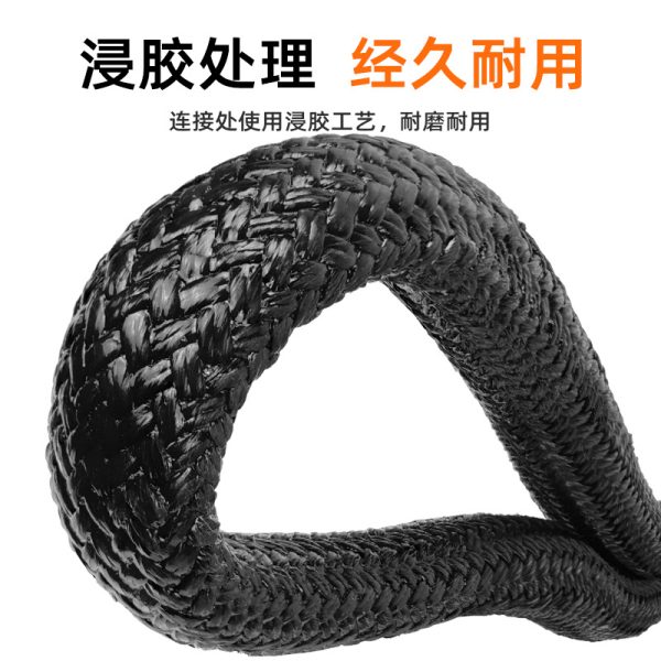 尼龙拖车绳子kinetice recovery rope户外越野汽车救援圆形拉车绳
