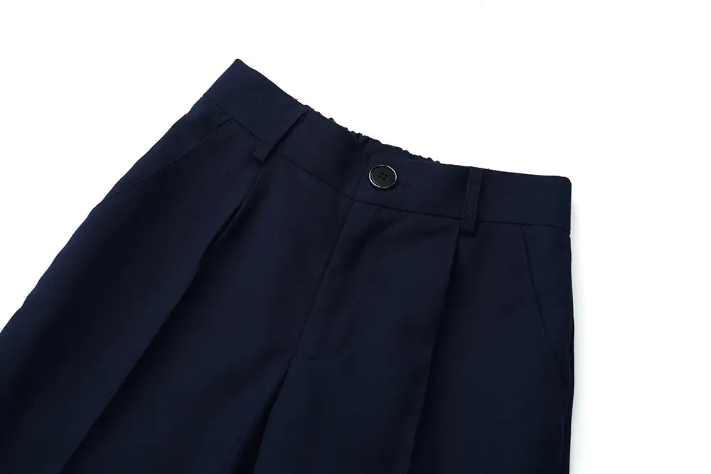 跨境男童礼服套装正装宝宝马甲长裤条纹衬衣开衫英伦绅士四件套装