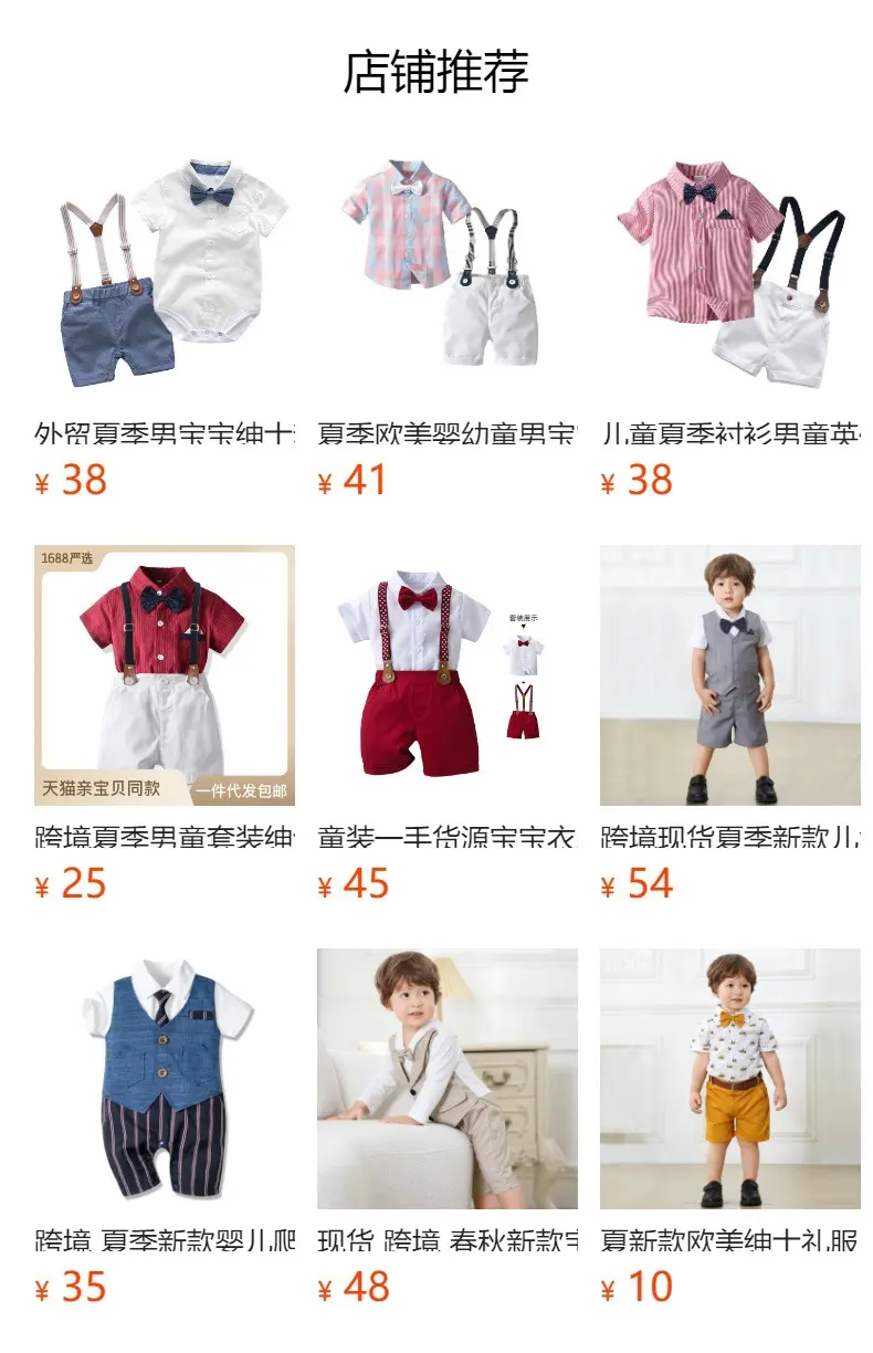 婴儿童装 男童绅士哈衣 夏季新款 格子条纹短袖连体衣/爬服 +帽