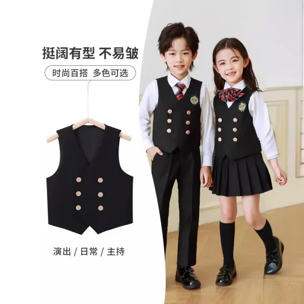 春秋装套装英伦风幼儿园园服夏装班服儿童演出表演合唱小学生校服