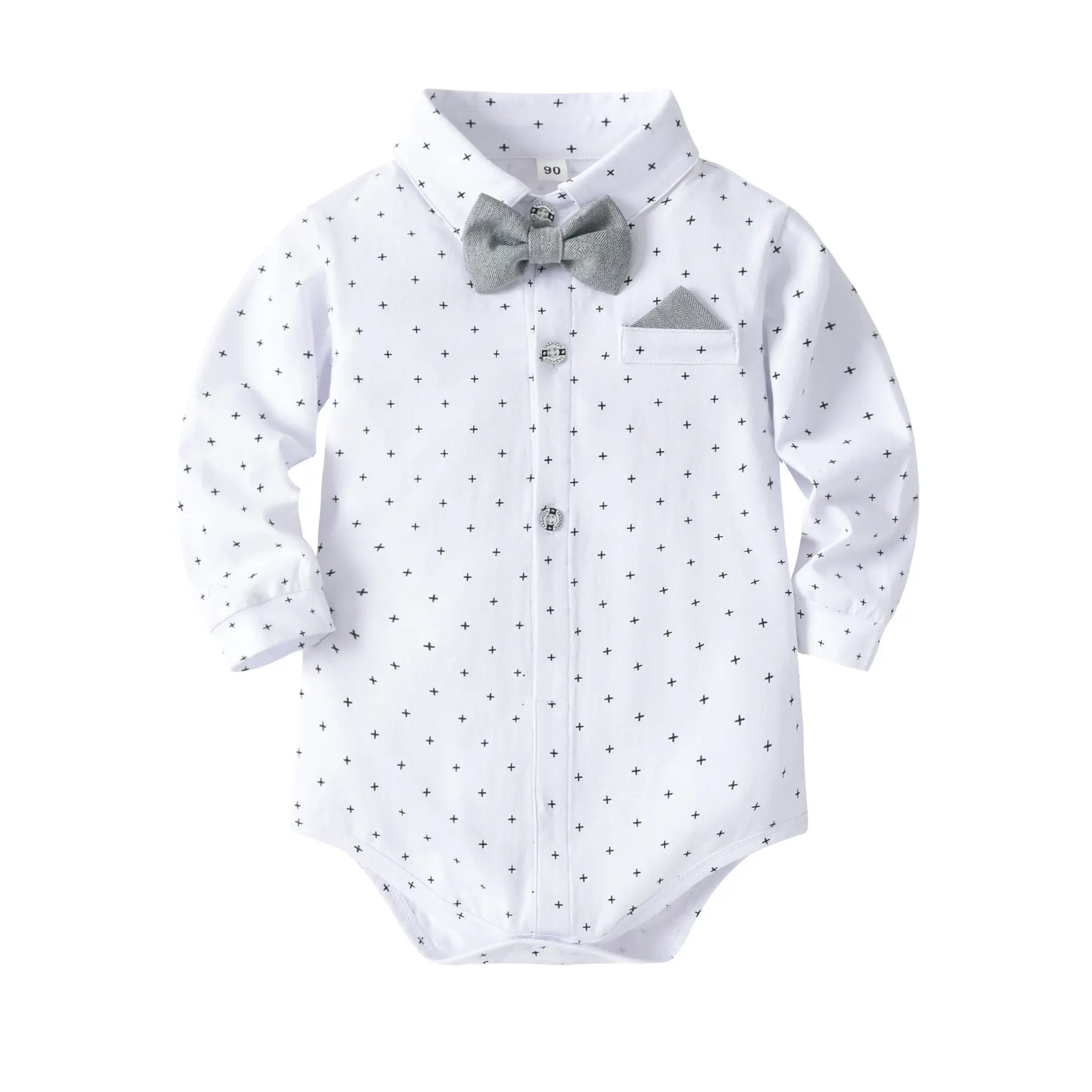 婴幼童绅士礼服套装儿童生日宴会西服宝宝周岁哈衣带帽背带裤衣服