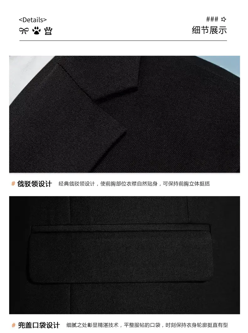 儿童小西装套装花童外套主持人男孩礼服大童宝宝男童西服三件套