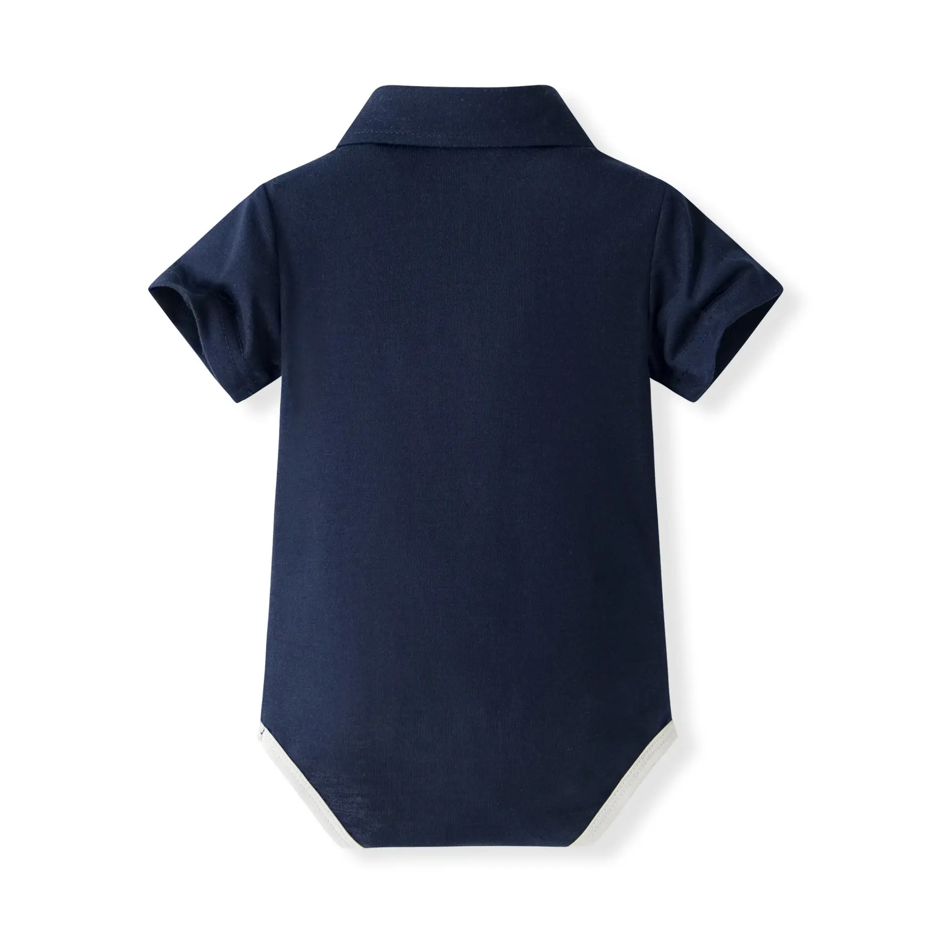 厂家批发英伦风婴儿绅士哈衣套装夏季新品男童生日宴会礼服小套装