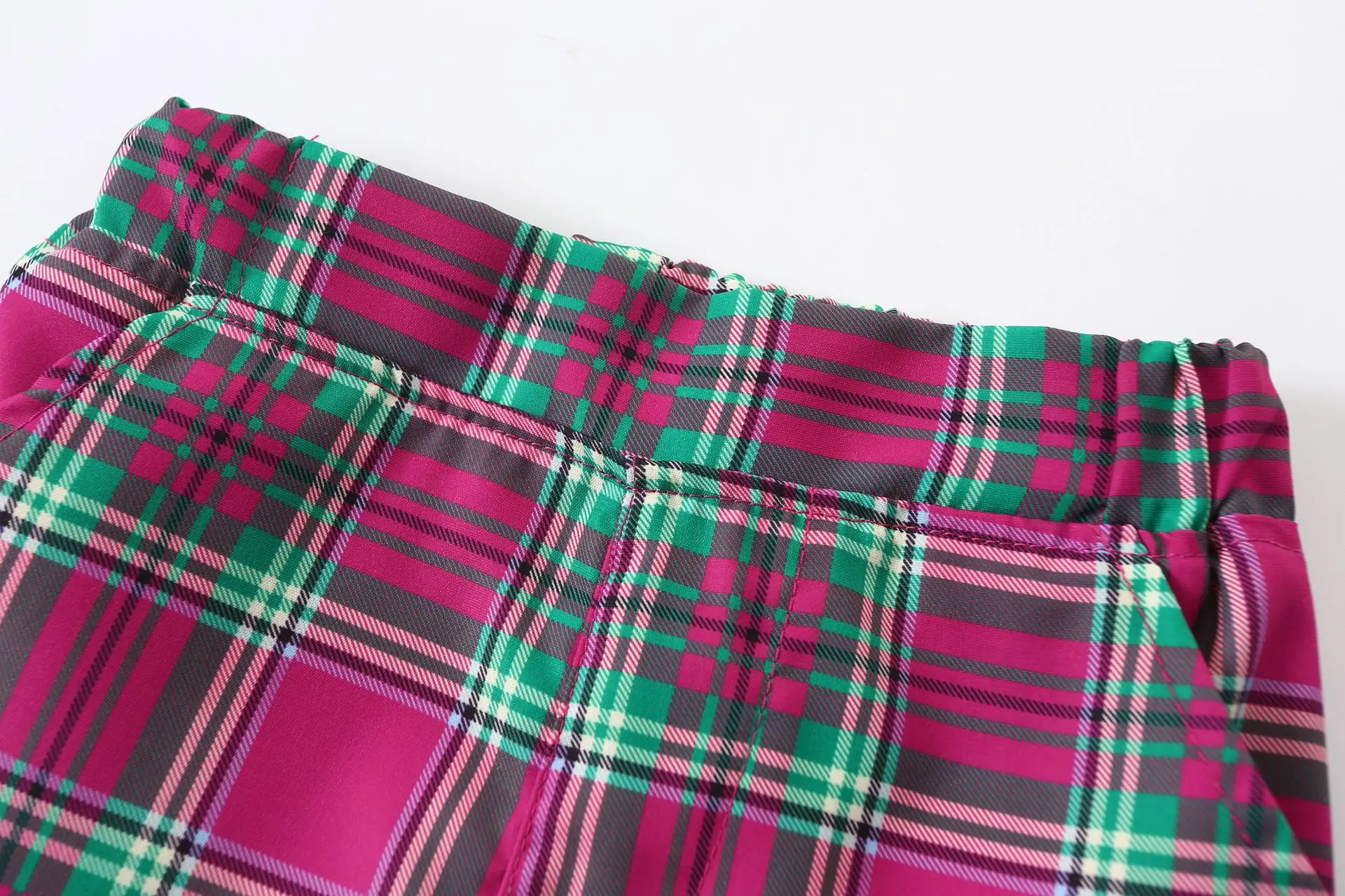 欧美风男童礼服套装新品儿童圣诞节彩色格子马甲绅士套装