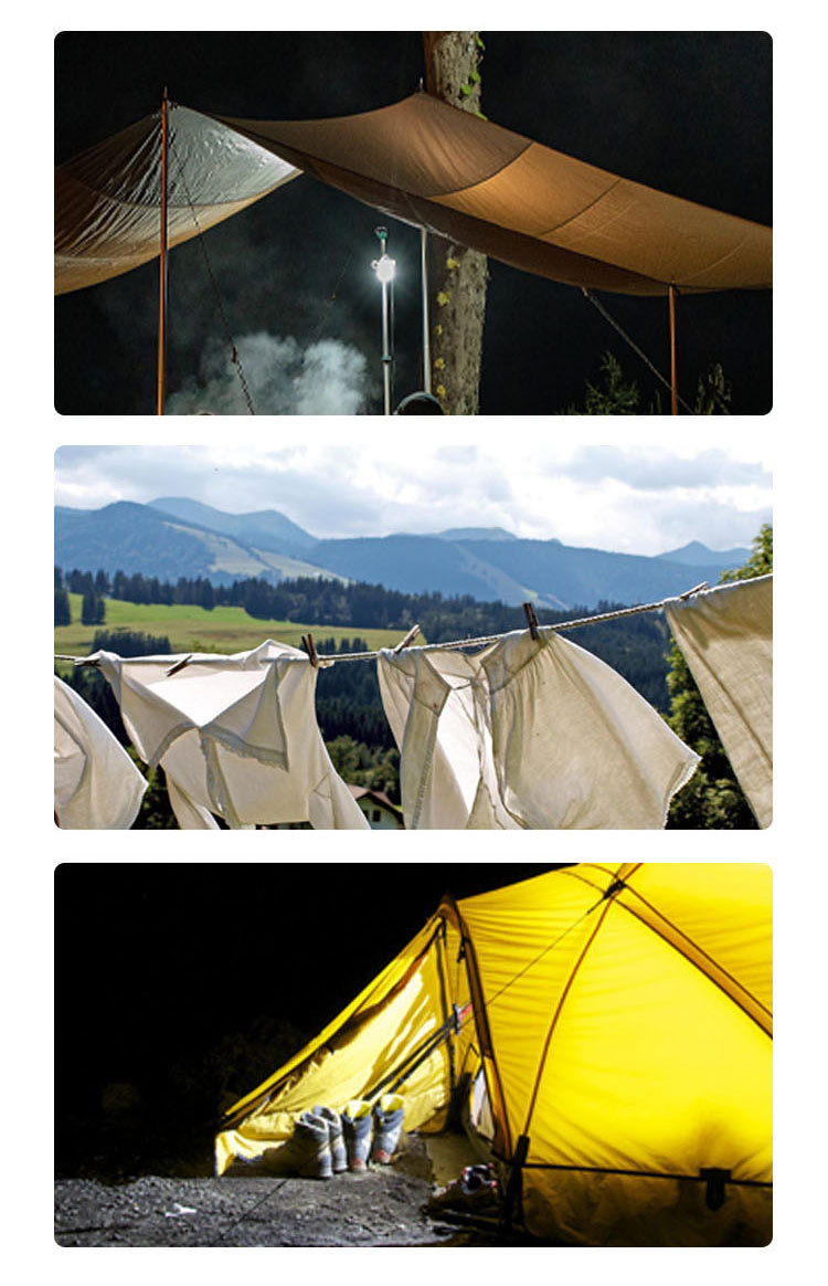 塑料卡扣风绳厂家直供定制批发16锭户外野营露营帐篷天幕搭建捆绑