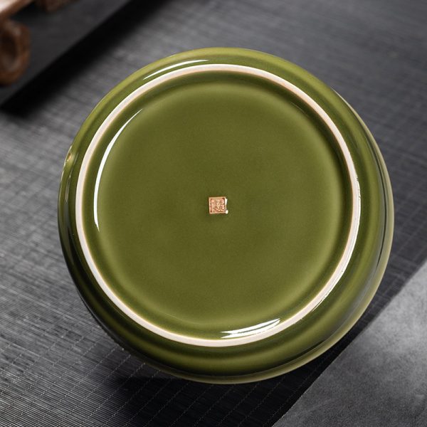 龙泉青瓷 中式仿古茶洗功夫茶具配件 陶瓷烟灰缸水盂文房四宝笔洗