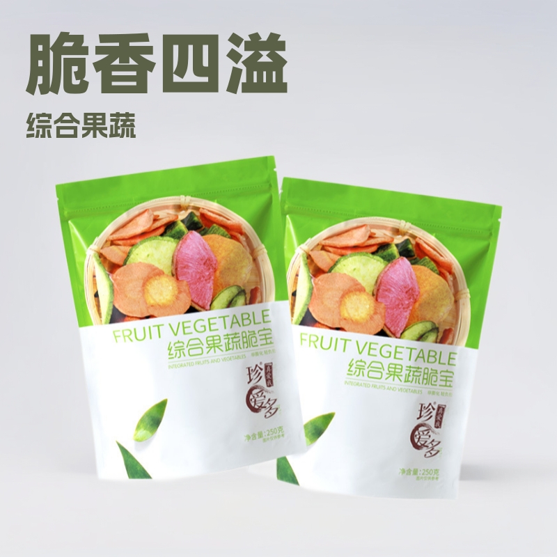 18种综合果蔬脆片什锦果蔬干网红休闲零食混合蔬菜脆香菇脆批发