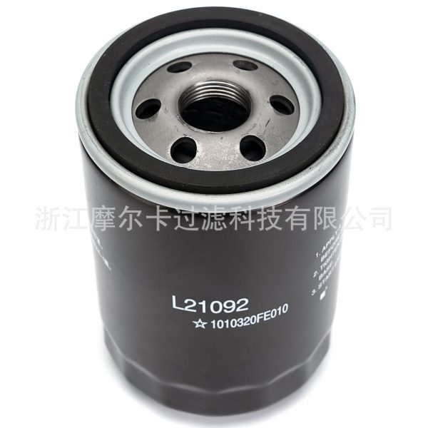 L21092摩尔卡汽车卡车汽油发动机系统机油滤清器 1010320FE010