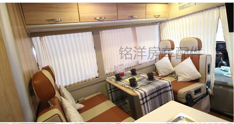 房车铝型材带灯槽卫生间转角型材旅居拖挂车家具门板包边圆角型材