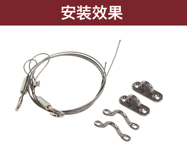 房车配件舱门拉锁行李储物箱门外挂不锈钢仓门钢丝拉绳加粗调节