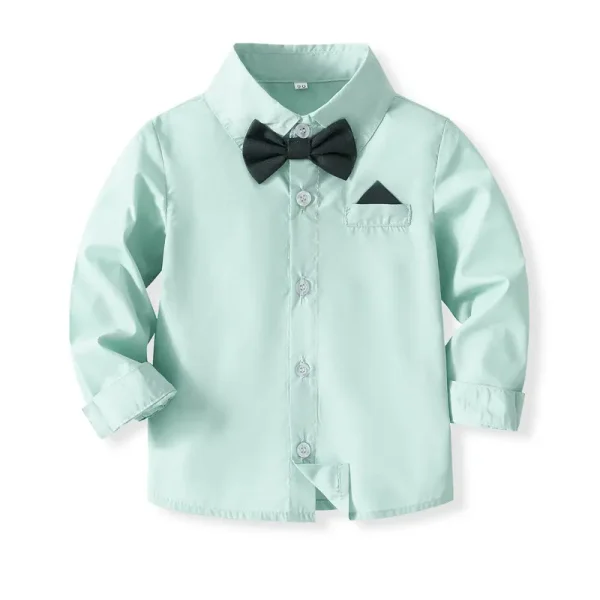 男童童装礼服批发春秋款儿童生日宴会西服正装宝宝衬衫背带裤套装