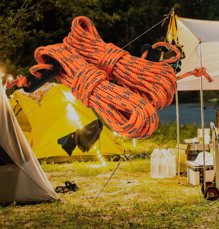 塑料卡扣风绳厂家直供定制批发16锭户外野营露营帐篷天幕搭建捆绑