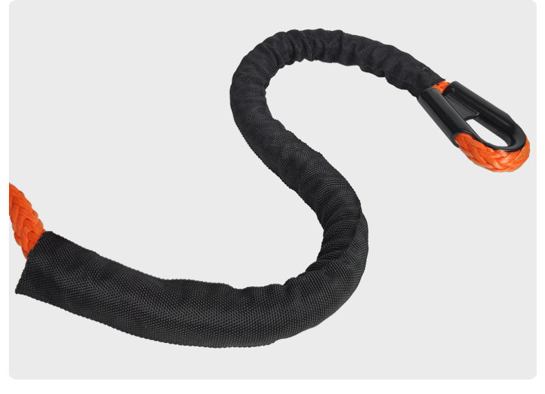 超高分子聚乙烯绞盘绳winch rope 汽车牵引救援脱困绳11吨28米