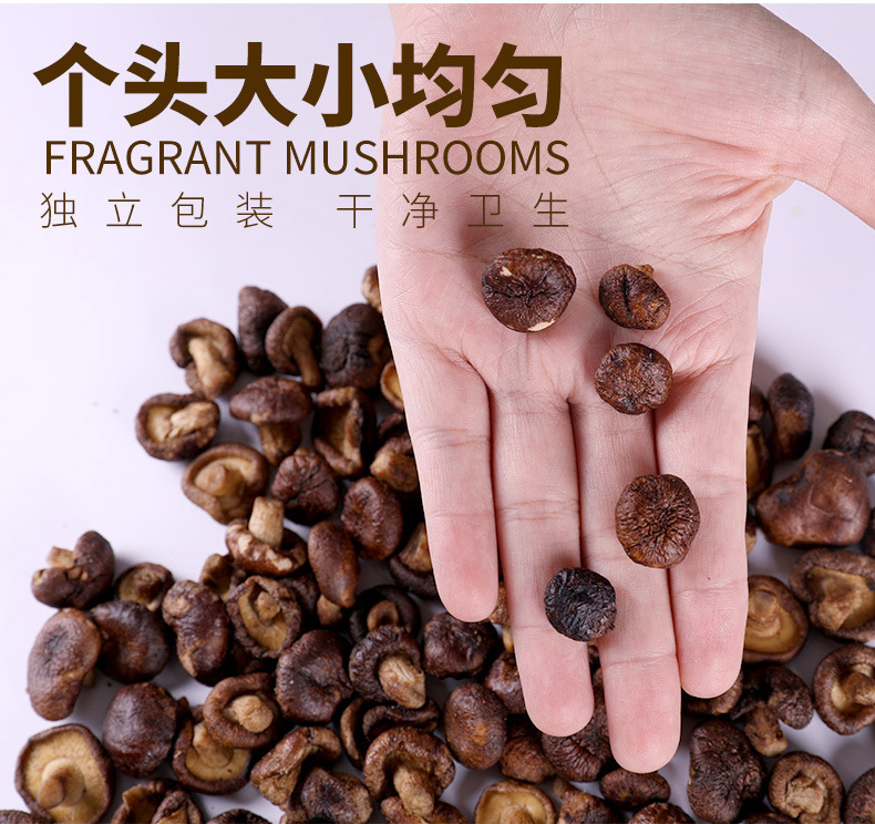黑松露香菇脆片菌菇脆蔬菜干香菇干即食零食批发蘑菇干独立包装
