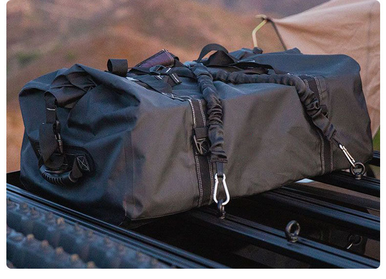 车顶行李捆绑绳索 金属钩 尼龙织带弹性 牛津护套包裹 耐磨耐用