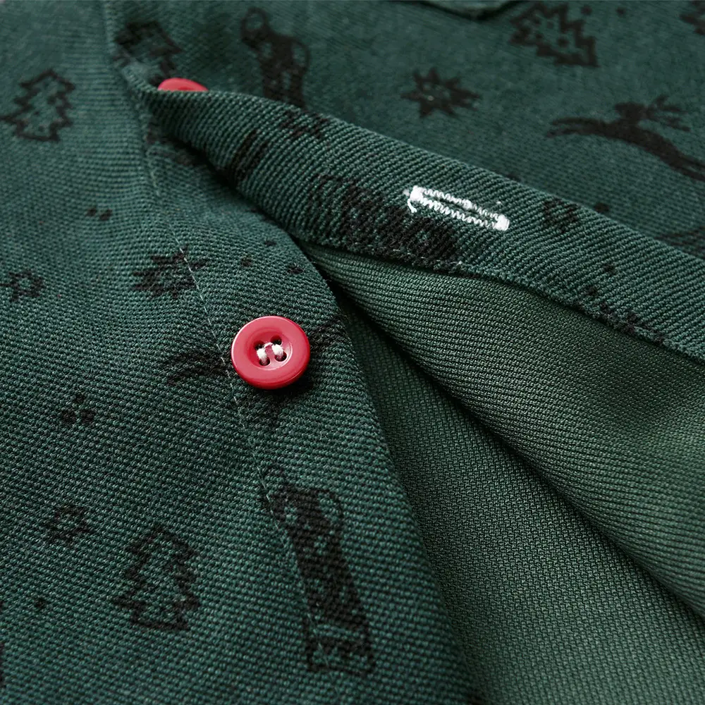 儿童秋装外贸童装圣诞印花长袖衬衫背带裤中大童套装男宝周岁礼服