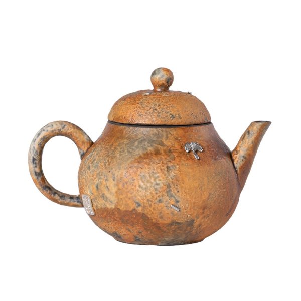 龙泉青瓷 茶壶功夫茶具手工锔钉泡茶壶单壶 陶瓷家用老岩泥茶水壶
