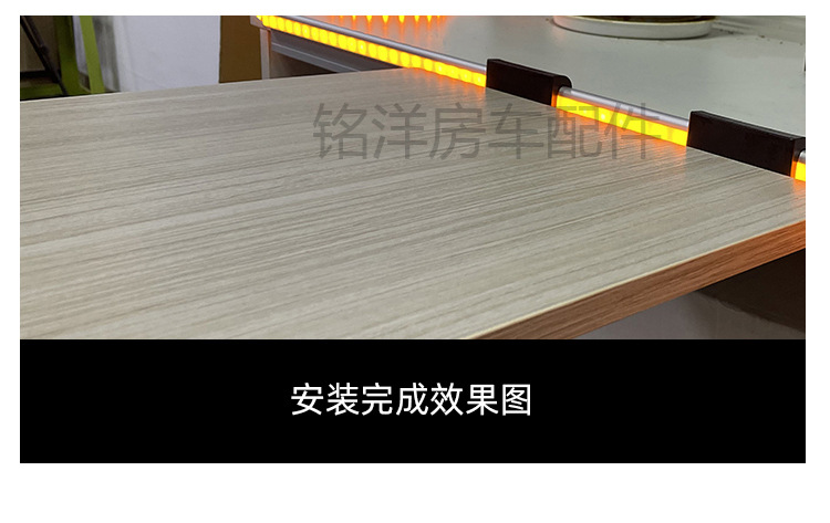 房车折叠桌腿配件拖挂车改装桌板支架车内挂件铝合金收纳折叠改装