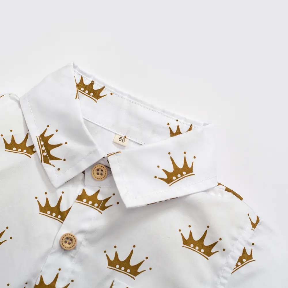 Baby Romper新款男童短袖三角哈衣夏季欧美绅士跨境男宝宝童装