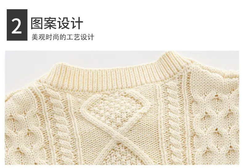 婴儿外套秋冬男宝宝针织开衫欧美风帅气婴幼儿毛线衣棉线外出服