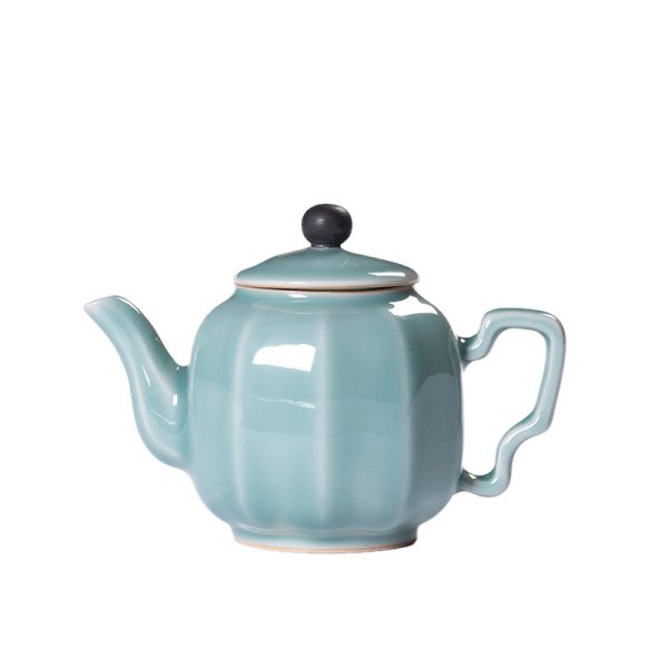 龙泉青瓷正品茶壶单壶陶瓷中式小泡茶壶单个人功夫茶具家用带过滤