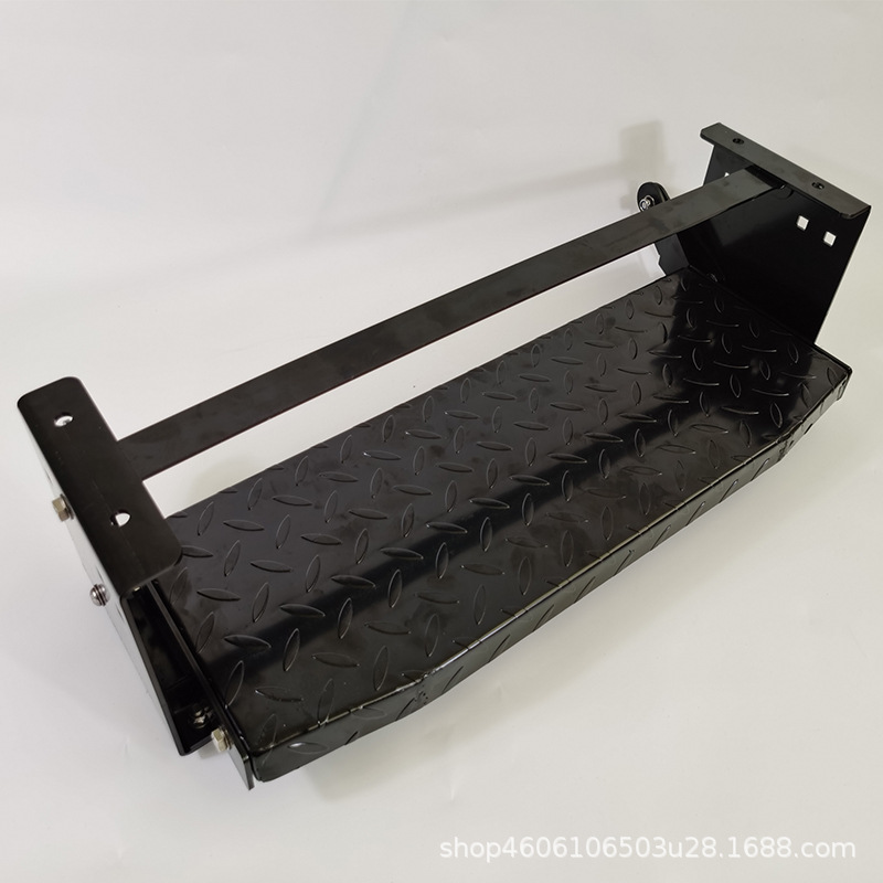 美式房车折叠踏步 旅居车上下迎宾踏板 拖挂车单层踏步手动收缩脚