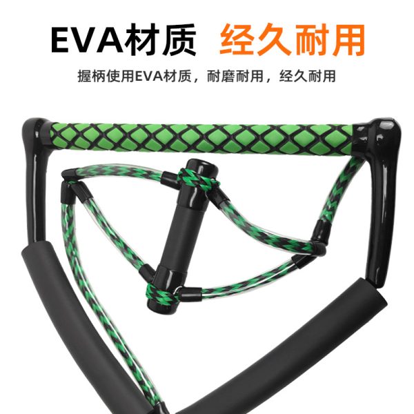 EVA材质手柄PE冲浪绳22m 尾波滑水绳8mm 摩托艇快艇拖绳