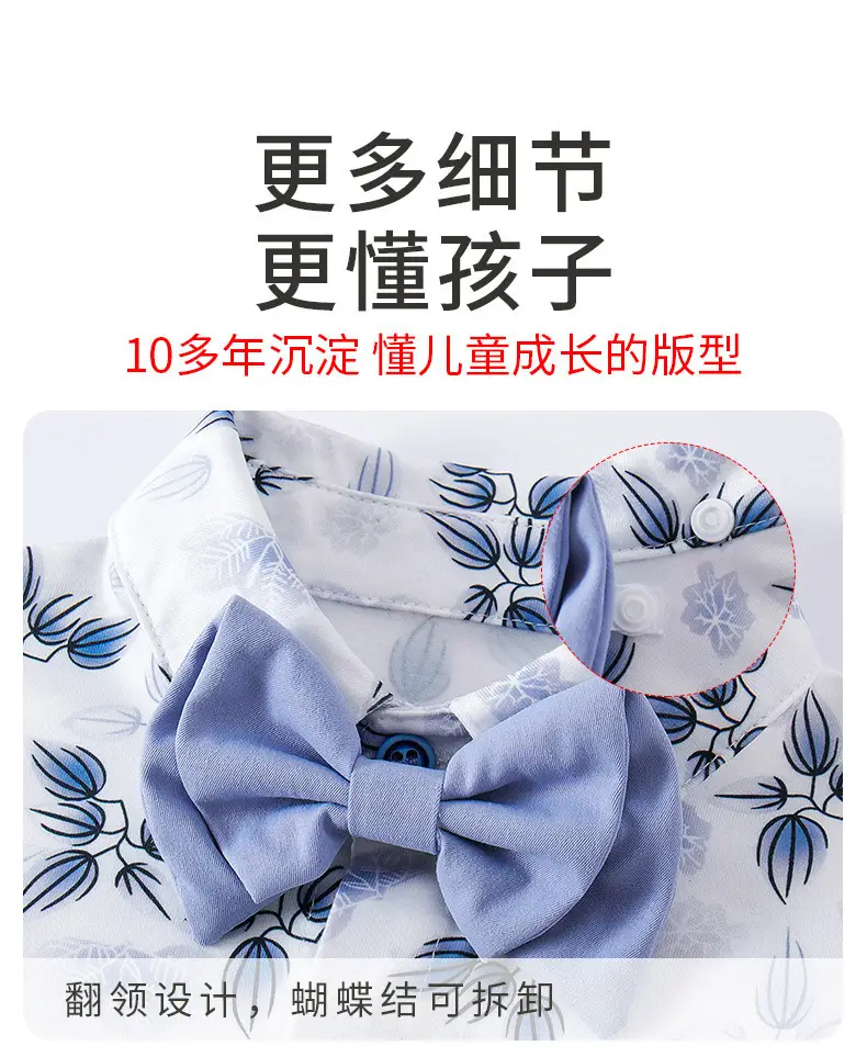 跨境欧美哈衣短袖短裤三件套儿童服装小宝宝夏季洋气礼服男童套装