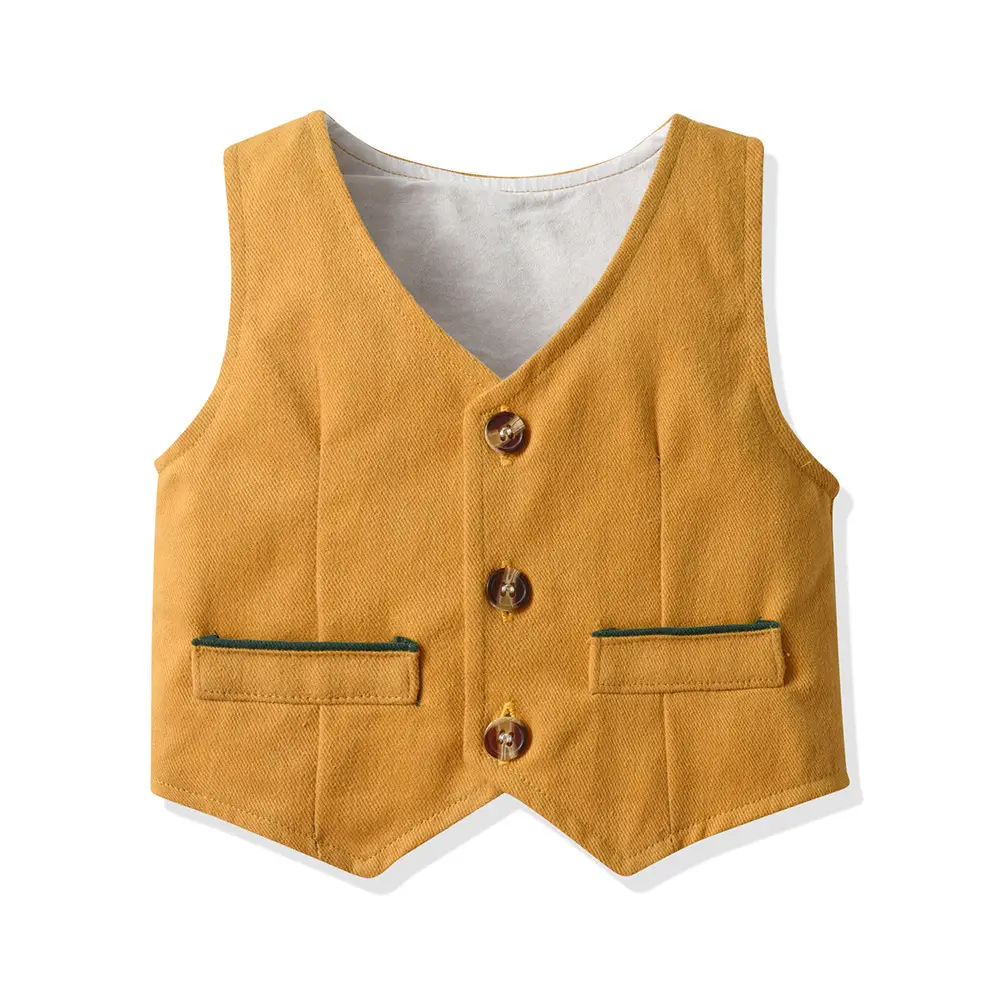 跨境外贸童装婴幼儿周岁衣服秋冬季哈衣绅士连体衣宝宝棉礼服服装