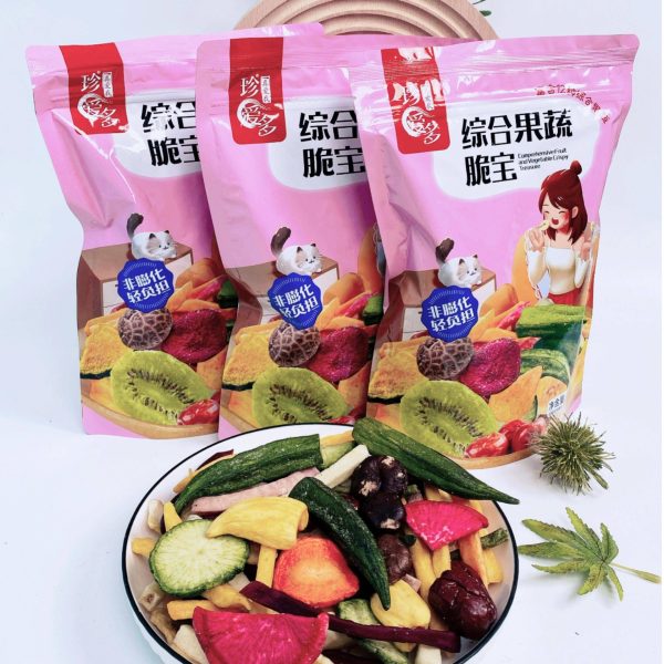 整箱原味果蔬脆混合水果干休闲零食果蔬干脱水开袋即食代发批发