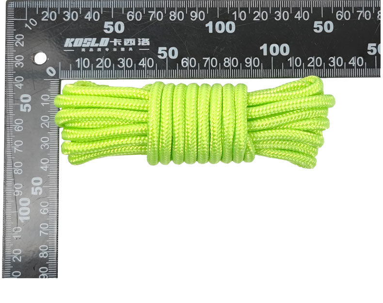 荧光涤纶防风绳 厂家直供批发 16锭数户外捆绑搭建帐篷天幕搭建