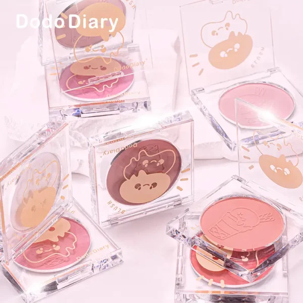 DoDiary度度日记单色腮红自然哑光平价学生批发腮红盘提亮修容