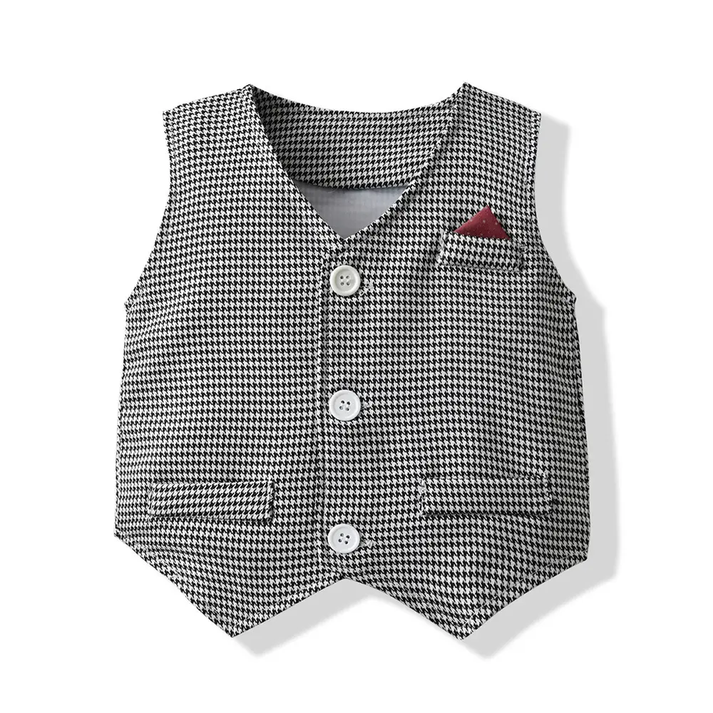 周岁礼服男宝春款男童小西服马甲三件套西装宝宝生日婚礼宴会套装