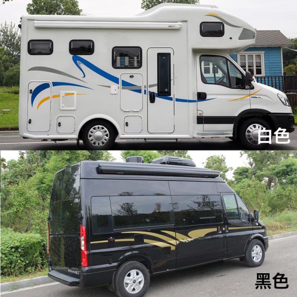 房车手动遮阳篷汽车侧边雨棚遮阳帘车载帐蓬车顶空调蚊适配多车型