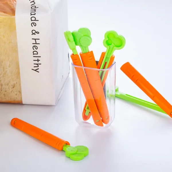 食品零食茶叶袋子可爱封口机夹子 家用厨房塑料袋手工创意密封夹