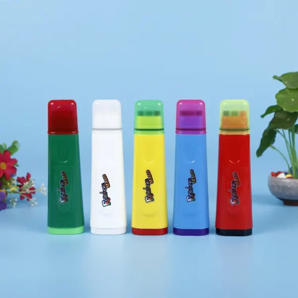厂家批发魔术变色笔梦幻手账笔三个头变色荧光水彩笔套装