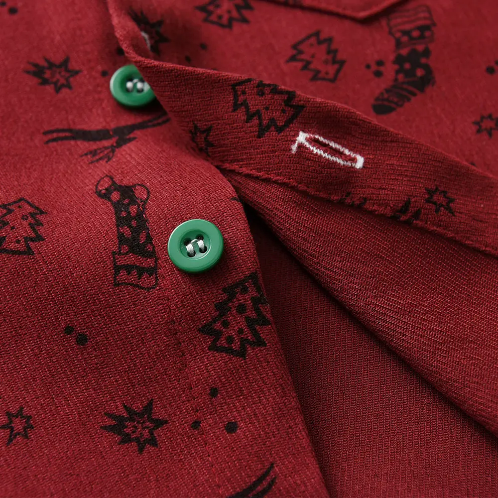 儿童秋装外贸童装圣诞印花长袖衬衫背带裤中大童套装男宝周岁礼服