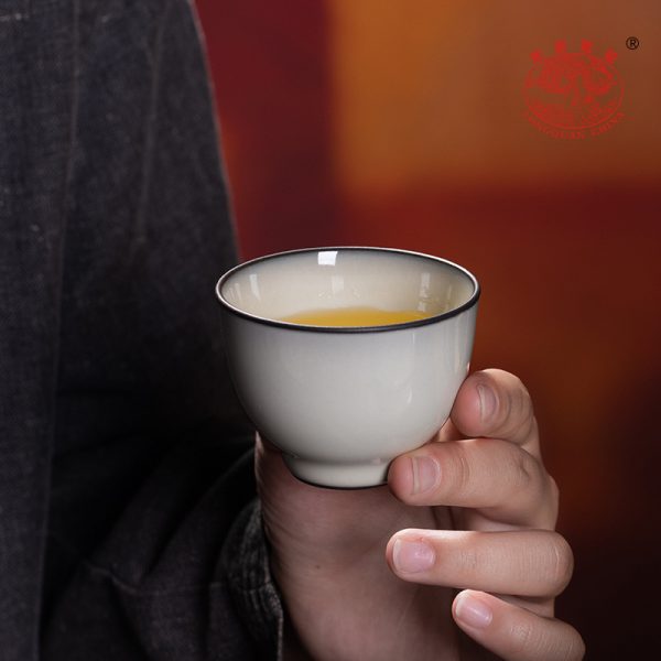 龙泉青瓷功夫茶具手工三才盖碗一碗四杯便携整套陶瓷高档冲泡茶器