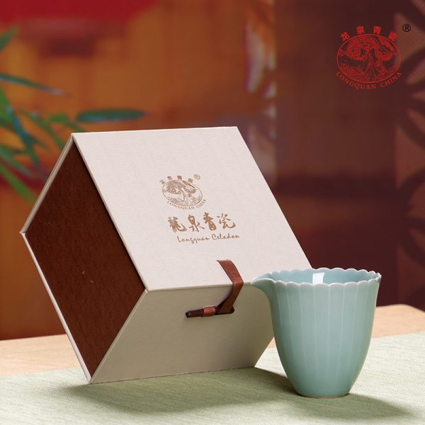 龙泉青瓷公道杯防烫分茶器匀杯陶瓷创意茶海单个家用功夫茶具配件