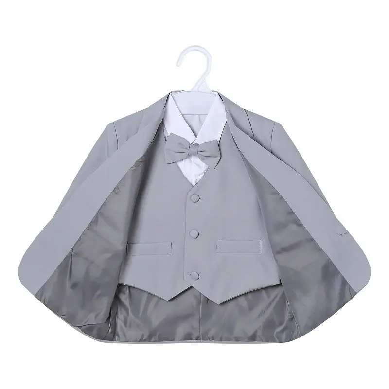 跨境欧美周岁男宝宝绅士婴儿西服百日天拍照花童西装春秋礼服套装