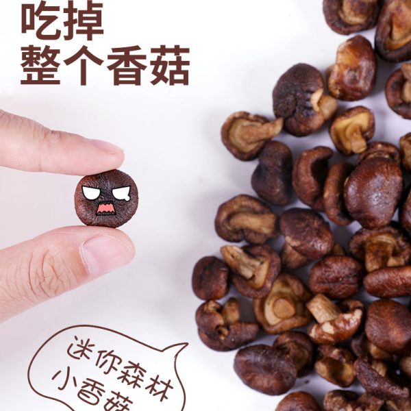 黑松露香菇脆片菌菇脆蔬菜干香菇干即食零食批发蘑菇干独立包装