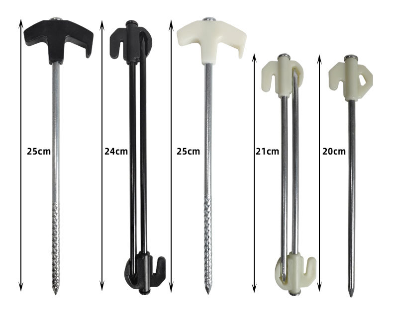 多款户外露营地钉Ground nail 高品质直条野营天幕沙滩营帐篷地钉