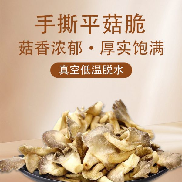 秀珍菇脆片平菇零食即食香菇菌菇脆片蔬菜蘑菇整箱批发散装零食