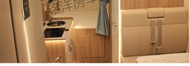 房车卫生间专用铝型材 门框档条铝合金型材 h型门板包边搭配毛条