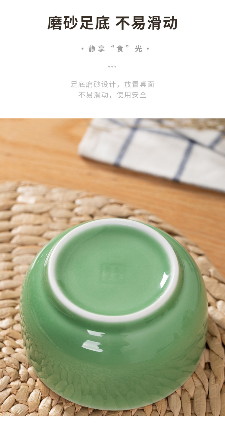 龙泉青瓷 隔水炖盅汤盅中式甜品碗 陶瓷酒店餐具蒸蛋燕窝煲汤罐子