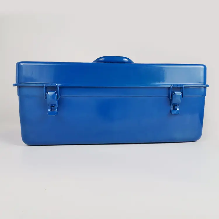 多层工具箱大号工具箱460B铁皮工具箱加厚双层收纳箱铁制工具箱
